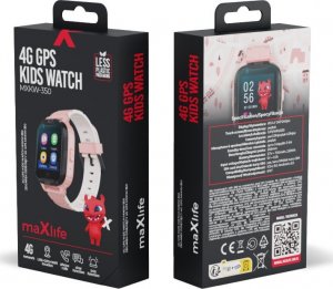 Smartwatch MaxLife  Maxlife Smartwatch 4G Mxkw-350 Różowy Gps Wifi 13
