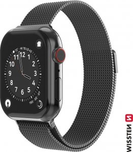 Swissten Mesh band for apple watch 38-40 mm black 1