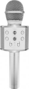 Mikrofon Izoxis Mikrofon Karaoke- Srebrny Izoxis 22188 2