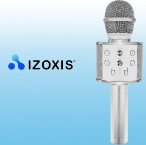 Mikrofon Izoxis Mikrofon Karaoke- Srebrny Izoxis 22188 7