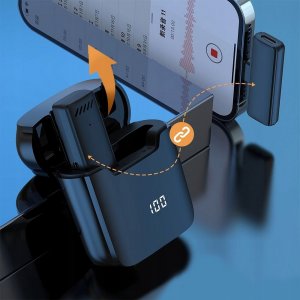 Mikrofon OEM Mikrofon bezprzewodowy krawatowy dla Typ C z etui ładującym S11 6