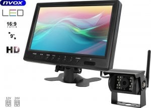 Nvox Monitor samochodowy lcd 9cali 12/24v oraz kamera noktowizyjna 1