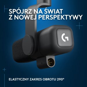 Mikrofon Logitech G Yeti Studio czarny (988-000565) 11