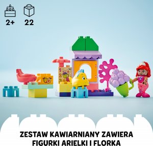 LEGO Duplo Disney Stoisko kawowe Arielki i Florka (10420) 2