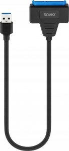 Savio Adapter USB-C 3.1 Gen 1 (M) - SATA (F) do dysków 2.5 cala , AK-68 2