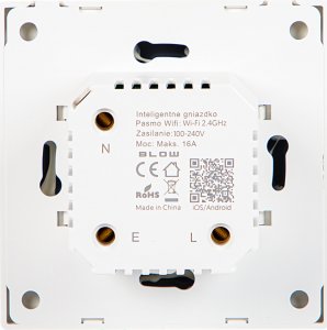 Blow Inteligentne gniazdko podtynkowe WiFi sterowane TUYA 2