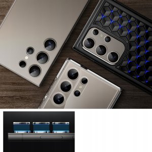 Spigen Glass tR EZ Fit Optik Pro 2 Pack, gray - Samsung Galaxy S24 Ultra 11