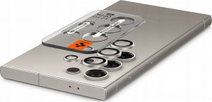 Spigen Glass tR EZ Fit Optik Pro 2 Pack, gray - Samsung Galaxy S24 Ultra 3