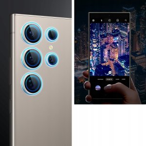 Spigen Glass tR EZ Fit Optik Pro 2 Pack, gray - Samsung Galaxy S24 Ultra 9