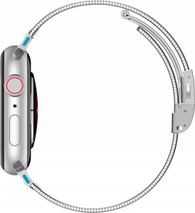 Spigen Spigen Sleek Link, silver - Apple Watch 49mm/45mm/44mm/42mm 8