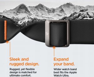 Spigen Spigen Lite Fit Pro, matte black - Apple Watch Ultra 2/1 49mm 11