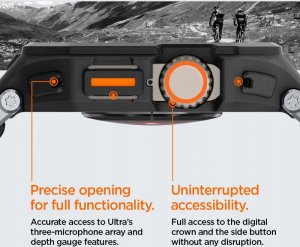 Spigen Spigen Lite Fit Pro, matte black - Apple Watch Ultra 2/1 49mm 12