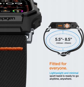 Spigen Spigen Lite Fit Pro, matte black - Apple Watch Ultra 2/1 49mm 10