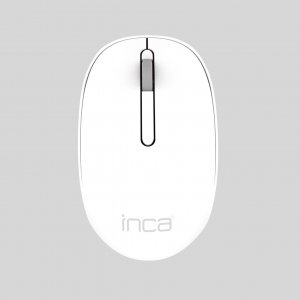 Mysz Inca INCA Maus IWM-241RB 1200 DPI,CANDY DESIGN 3D Weiß, 2,4GHz 1
