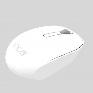 Mysz Inca INCA Maus IWM-241RB 1200 DPI,CANDY DESIGN 3D Weiß, 2,4GHz 3