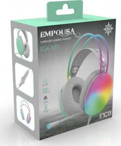 Słuchawki Inca IGK-X8S RGB Szare (IGK-X8Y) 6