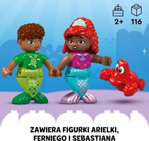 LEGO Duplo Disney Magiczny podwodny pałac Arielki (10435) 2