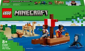 LEGO Minecraft Rejs statkiem pirackim (21259) 1