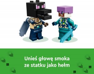 LEGO Minecraft Smok Kresu i statek Kresu (21264) 5