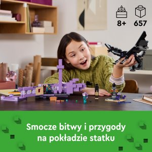 LEGO Minecraft Smok Kresu i statek Kresu (21264) 8