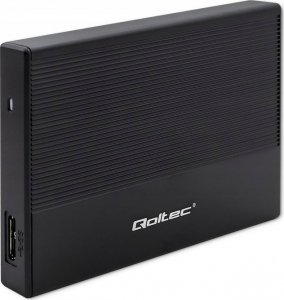 Kieszeń Qoltec Obudowa | Kieszeń na dysk SSD HDD 2.5 cala | SATA | USB 3.0 | Super speed 5Gb/s | 2TB | Czarna 3