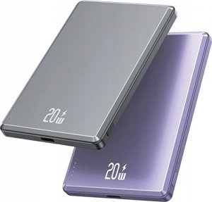 Powerbank Usams PowerBank indukcyjny 5000mAh MagSafe Fast Charging 20W Fiolet 3