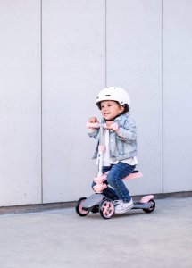 Hulajnoga HyperMotion TRÓJKOŁOWA BALANSOWA Z SIEDZISKIEM Różowy 2