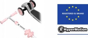 Hulajnoga HyperMotion TRÓJKOŁOWA BALANSOWA Z SIEDZISKIEM Różowy 6