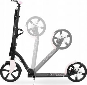 Hulajnoga HyperMotion Hulajnoga miejska dwukołowa HONEYBEE Pink 100kg - full alu, duże koła 250mm 2