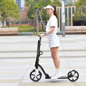 Hulajnoga HyperMotion Hulajnoga miejska dwukołowa HONEYBEE Pink 100kg - full alu, duże koła 250mm 5