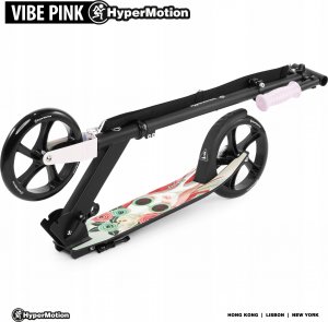 Hulajnoga HyperMotion Hulajnoga miejska dla dorosłych VIBE Pink - 100kg - koła 200mm! 5