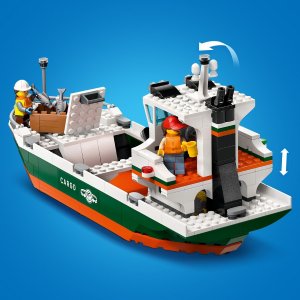 LEGO City Nadmorski port ze statkiem towarowym (60422) 2