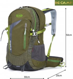 Plecak turystyczny RG Camp Plecak trekkingowy 30l turystyczny RG Camp w góry ze stelażem podróżny 14