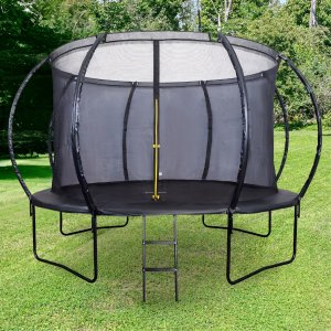 Trampolina ogrodowa HyperMotion XXL z siatką wewnętrzną 12 FT 366 cm 2