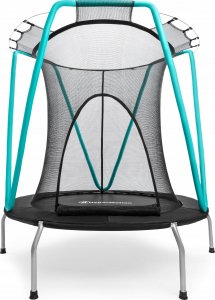 Trampolina ogrodowa HyperMotion HYP 54 IN GR z siatką wewnętrzną 4.5 FT 153 cm 3