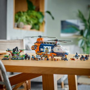 LEGO City Helikopter badaczy dżungli w bazie (60437) 7