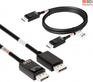 Club 3D Club3D Kabel DisplayPort 2.1 na DisplayPort 2.1 4K120Hz/8K60Hz HDR (M/M), 1.2m, černá 10
