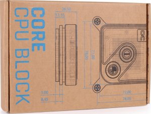 Chłodzenie CPU Alphacool Alphacool Core 1 Aurora CPU-Kühler, ARGB - Silber 4