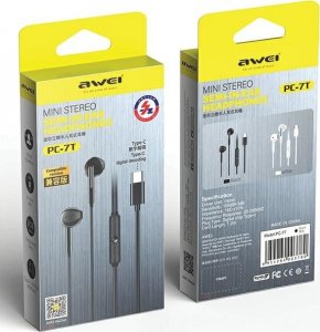 Słuchawki Awei Awei Słuchawki Stereo Pc-7T Usb-C 1.2M Czarny/Black 7