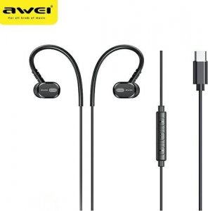 Słuchawki Awei Awei Słuchawki Stereo Tc-6 Usb-C Czarny/Black 1