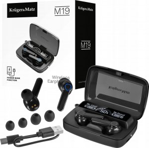 Słuchawki Kruger&Matz M19 czarne 1