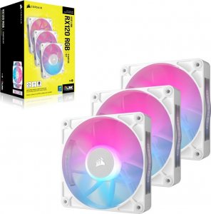 Wentylator Corsair iCUE LINK RX120 RGB Biały 3-pack (CO-9051022-WW) 2