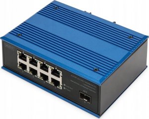 Switch Digitus DIGITUS Switch Ind. 8-Port Gigabit Unmanaged blau 1