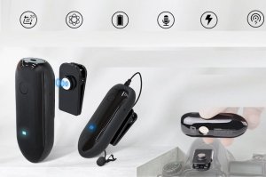 Mikrofon LensGo Mikrofon Krawatowy Bezprzewodowy 3,5mm Zasięg 80m + Uchwyt Ręczny LENSGO / 318C 11