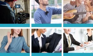 Mikrofon LensGo Mikrofon Krawatowy Bezprzewodowy 3,5mm Zasięg 80m + Uchwyt Ręczny LENSGO / 318C 9