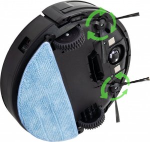 Robot sprzątający Evolveo RoboTrex H6 odkurzacz robotyczny czyszczenie na mokro stacja ładująca czarny 2