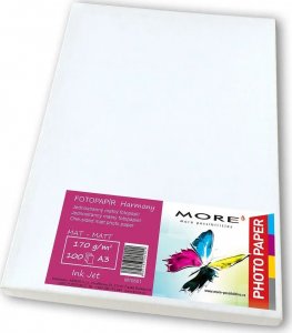 Tusz Armor ARMOR More Fotopapír More 170g, A3 matný, bílý, 100 listů, inkjet 1