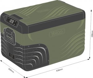 Lodówka turystyczna Yolco KX30 Green 25 l 9