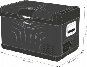 Lodówka turystyczna Yolco GCX37 Black 37 l 10