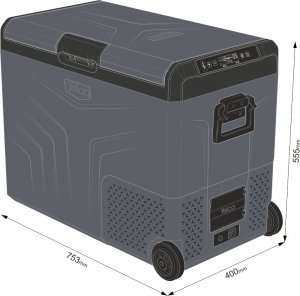 Lodówka turystyczna Yolco TCX60 Carbon 60 l 9